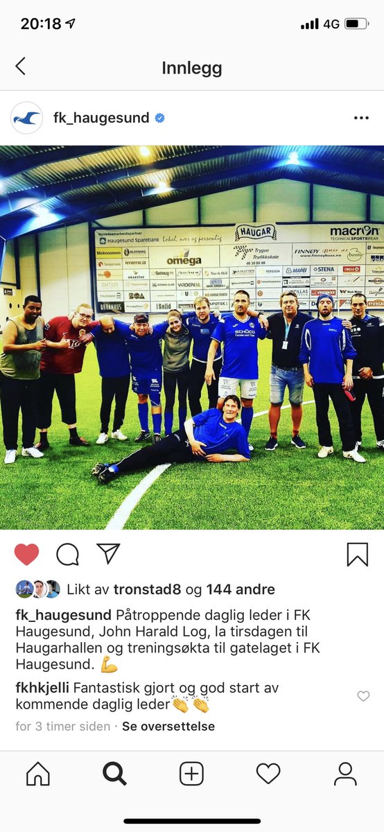 Kjelli10's tweet photo. Det gleder stort å se påtroppende daglig leder som allerede tar eierskap til et fantastisk samfunnsprosjekt @FKHaugesund har👏 Takk! #fkh #gatelag #debeste @FerdOwner https://t.co/bQ5HnPj2pO
