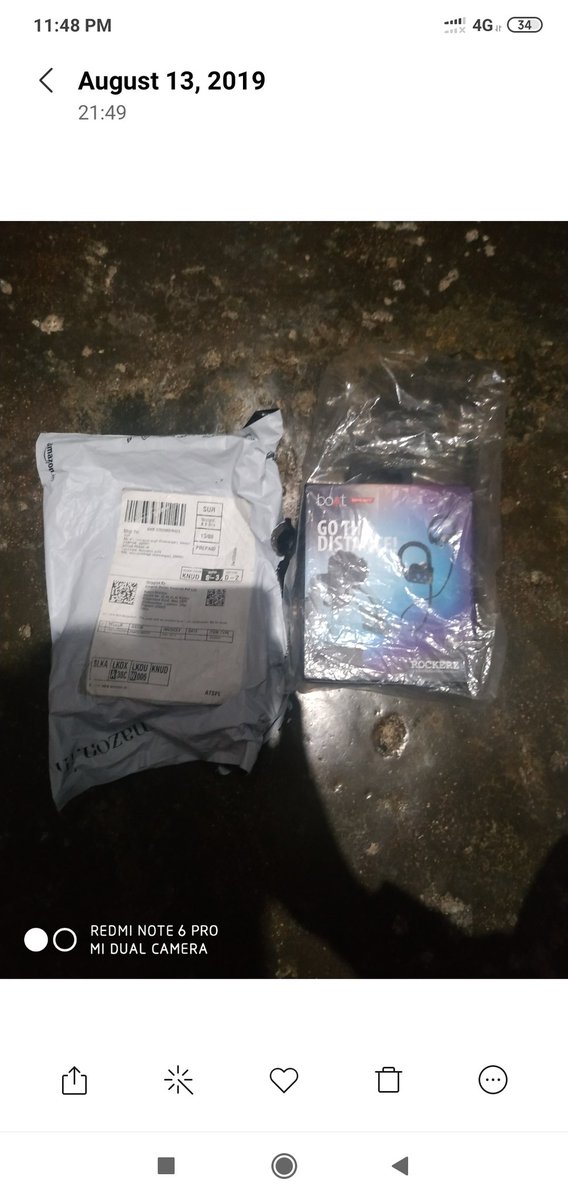 tauseef_bari's tweet photo. https://t.co/qXAbWdJfGz मंगाया था phone Remdmi 7 ओर deliver Kiya मुझे Headphone. #Amazonfake #Amazonfraud @amazon @AmazonHelp @AmazonUK @ConsumerAffairs @ConsumerReports @JagoGrahakJago_ @consumeraction @ajtak https://t.co/ua56Uw1RGV