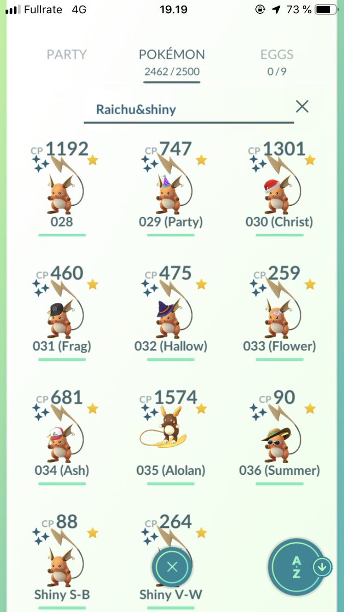 ShinyHunterDK's tweet photo. Forgot to add my Shiny Raichus in my video earlier 😅 But I am also brand new to Twitter, so I am excused 😝 Anyways here is my Complete Shiny Pichu, Pikachu AND Raichu Collection ✨✨✨ 
#pokemongo #shiny #Pichu #Pikachu #Raichu https://t.co/IbyeY9u0xj