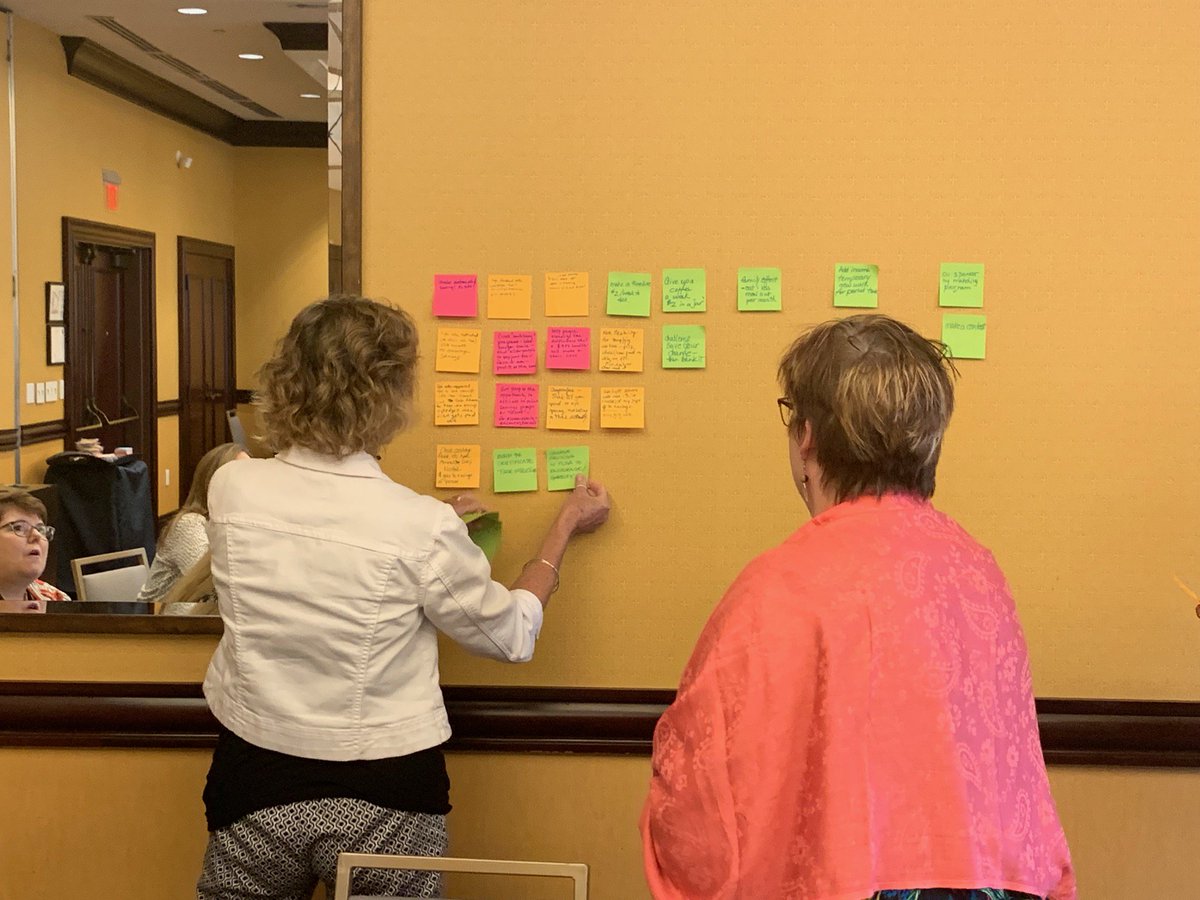 fileneresearch's tweet photo. Given the precarious nature of work, @buildcommwealth engaged attendees in brainstorming how they might help their #creditunion members in meeting a $400 emergency expense. https://t.co/lHf68DWuN8