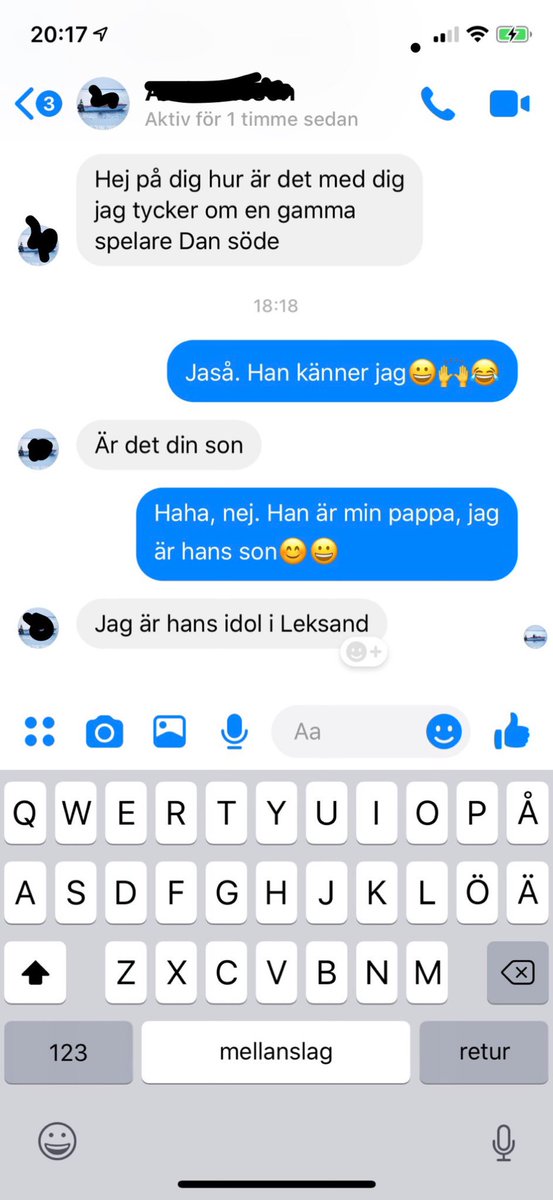 HerrSoderstrom's tweet photo. Den här killen skrev till mig. Han menade väl, men det blev lite fel😂 https://t.co/uwYflSa02N