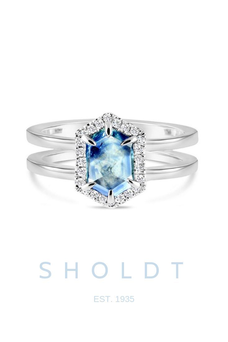 BluKatDesign's tweet photo. Montana Sapphire ring by Sholdt Jewelers #hexagonring #montanasapphire #Sapphirering-->>> https://t.co/WqcR2CppSE https://t.co/oObh5YxC0l
