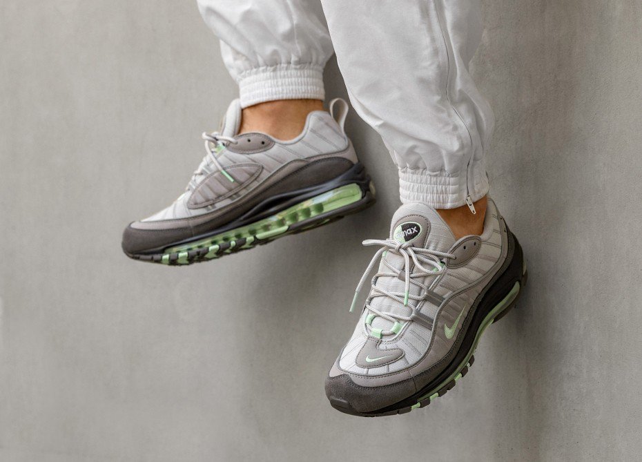 air max 98 mint green grey