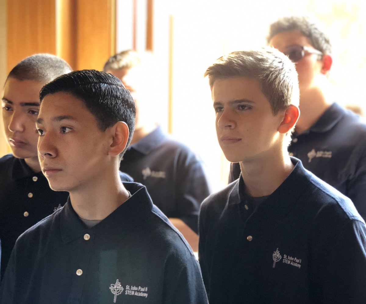 jp2stem's tweet photo. Mass and ceremonial ribbon cutting today at SJPII! Thank you to Bishop Alex Aclan for celebrating with us.#stemschool #blessed #catholicschools https://t.co/O8o9mQk1LG