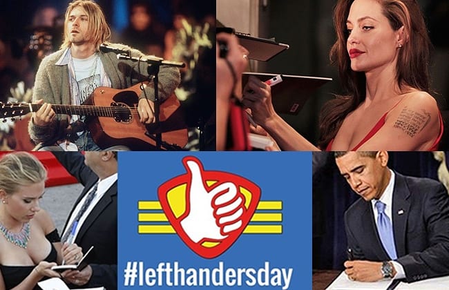 DÜNYA SOLAKLAR GÜNÜMÜZ KUTLU OLSUN.
SALAK OLMAYIN, SOLAK OLUN. Yapılan araştırmalar solak kişiler nüfusun yüzde 10′luk kesimini oluşturmasına rağmen, zeka ve becerileri ile yüzde 10′luk oranın ÇOK üzerinde bir performans gösterdiklerini kanıtlıyor.