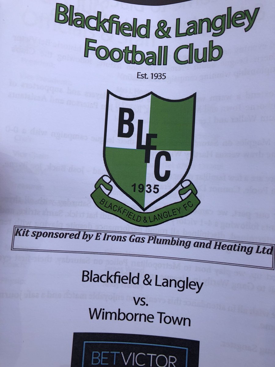 Up the Magpies <a href="/WimborneTownFC/">Wimborne Town FC</a>