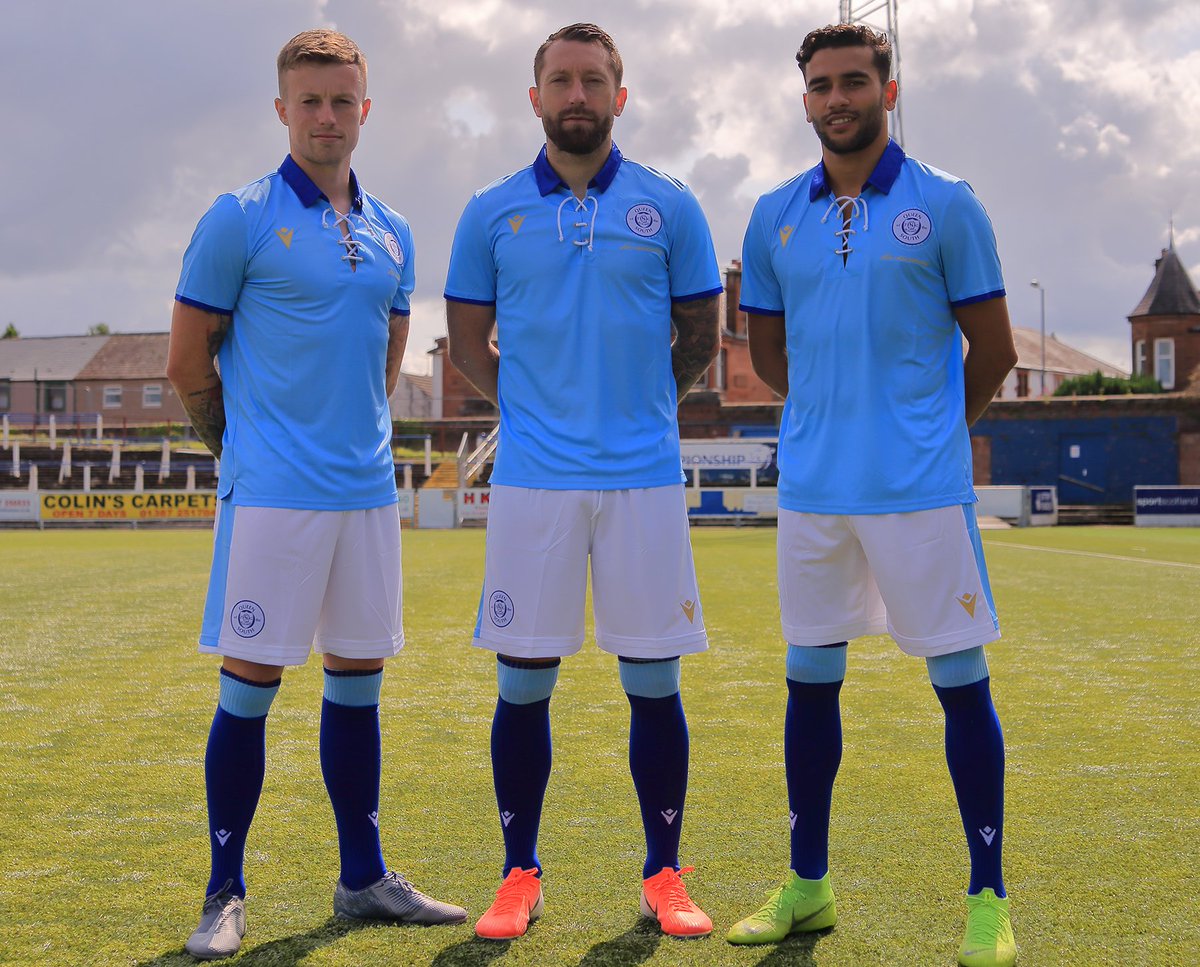 Players to wear a commemorative top against Ayr United to mark 100 years since our first competitive match. qosfc.com/news-4667