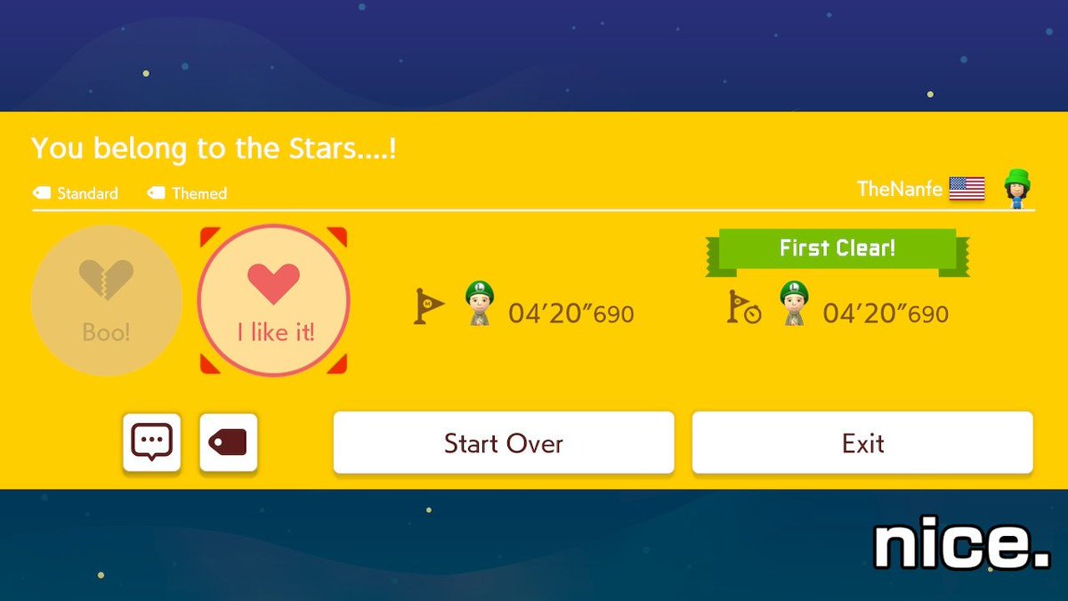 King0fP2's tweet photo. #SuperMarioMaker2 #NintendoSwitch Nice. https://t.co/Xg5kAgpCMY