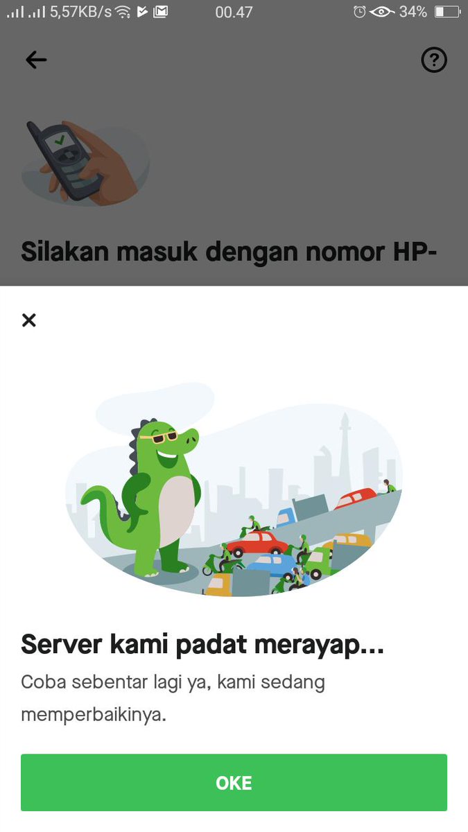 JeannyLy's tweet photo. @gojekindonesia min akun gojek sy gk bisa log in seharian, sy mau DM tidak bisa https://t.co/ctJEJJkH1w