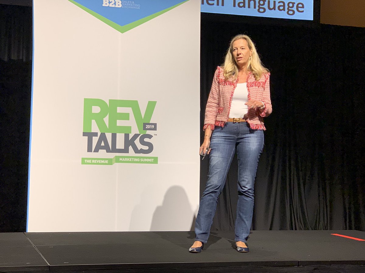 leeodden's tweet photo. This is as true in the world as it is in business: People will share so much more with you if you speak to them in their language. Talking to the CEO, CFO or the Board must be different than how you communicate with other marketers. @alexandra_gobbi #b2bsmx #revtalks https://t.co/csRu7jSCua