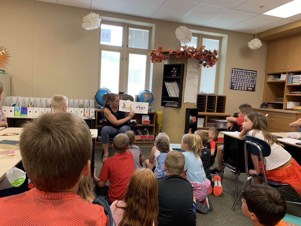 MillerRm33GES's tweet photo. We loved having a visit from Mrs. Laffey to hear about the importance of filling each otherβs buckets!! #fillabucket #rm33rocks #kindnessalways https://t.co/gZDDqAkO96