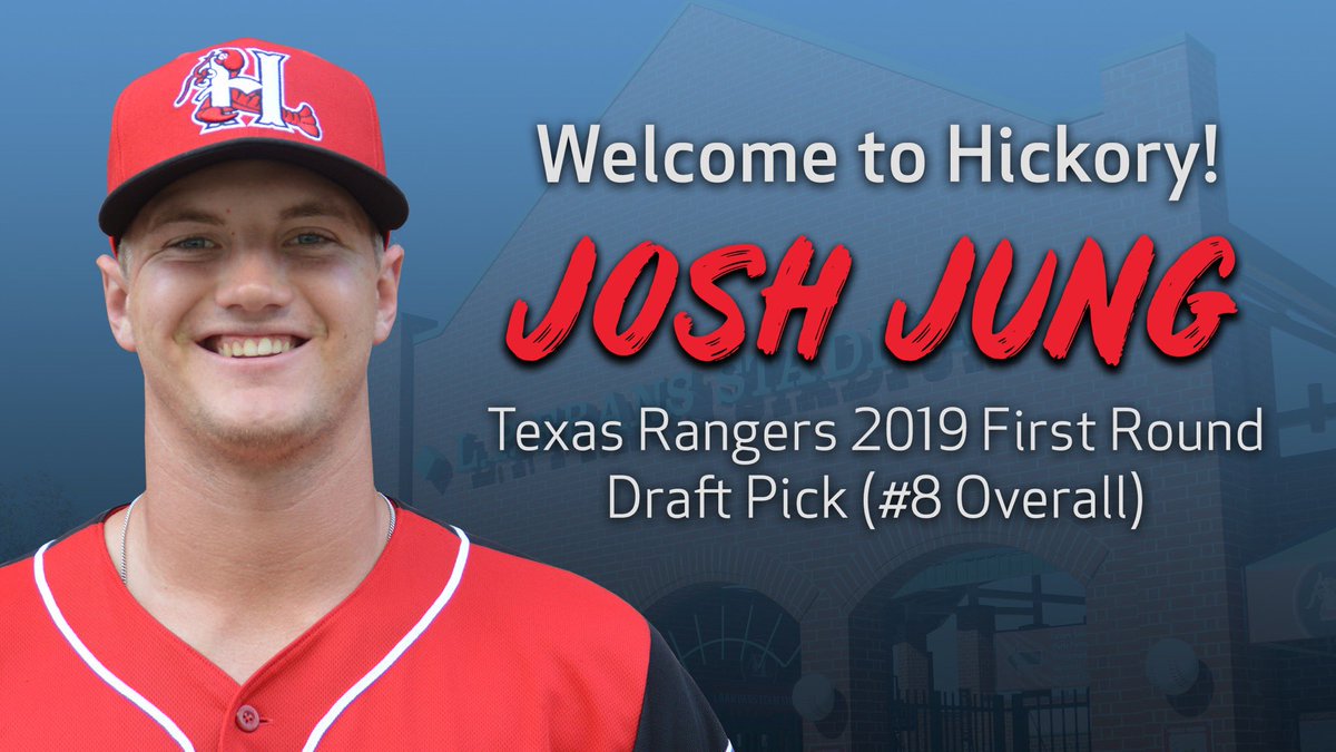 braganslugger's tweet photo. Josh Jung scouting report: Texas Rangers 2019 1st round draft pick, 3B @josh6jung, is the subject of a write-up by @SALNotes.
.303/.369/.408 slash line in 84 plate appearances in 20 gms for @HickoryCrawdads
#BraganCSA #SRBats
Read Calvagno's thoughts:
https://t.co/65ZzvZ6IZf https://t.co/P4nnV8xBE9