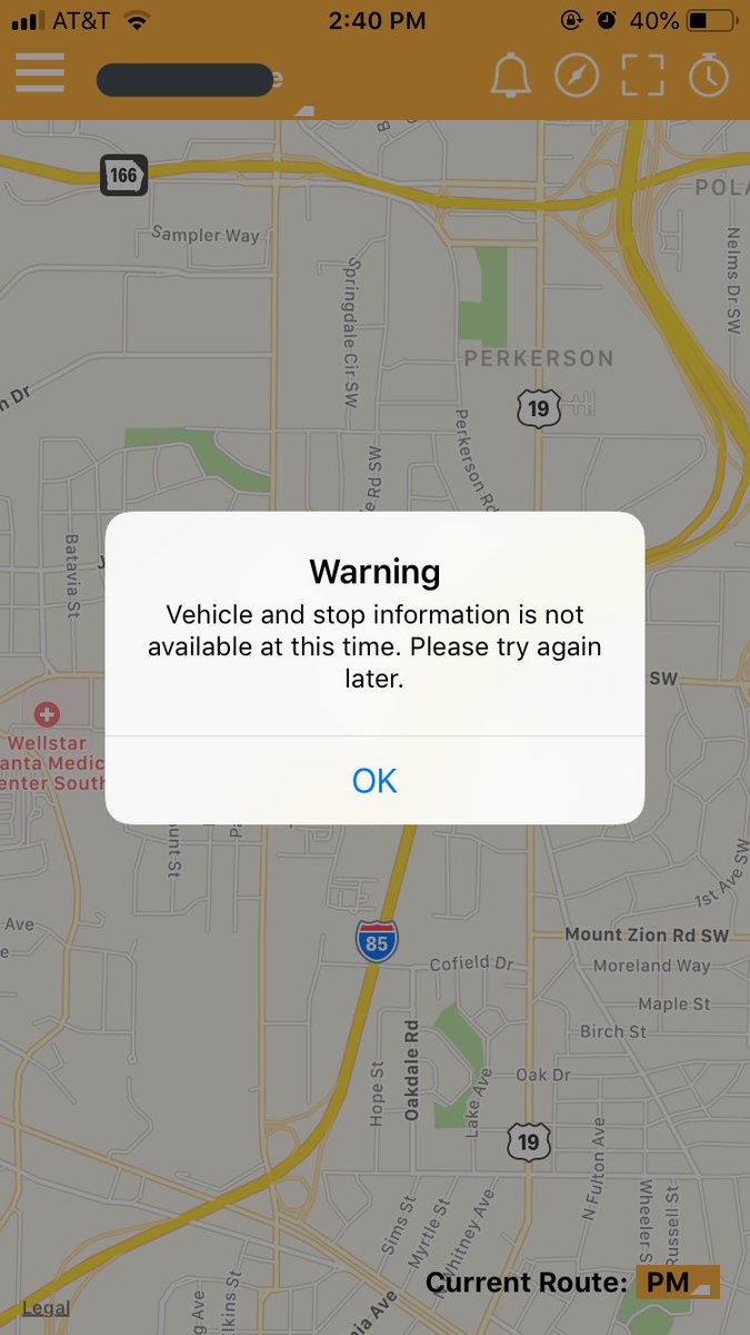 Kelsey618's tweet photo. Is anyone else in @FultonCoSchools having issues with the @HereComesTheBus app? I have kids at 2 different elementary schools and neither one is working. https://t.co/Hcb8qzkKiV