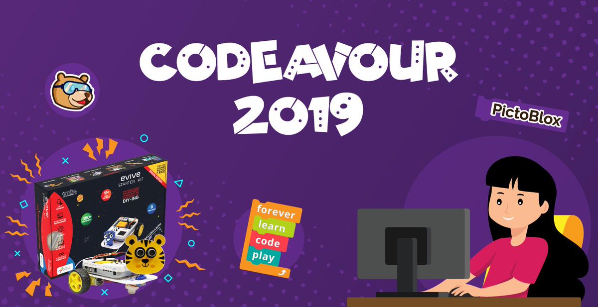 theSTEMpedia's tweet photo. Register NOW to participate!
https://t.co/lR0q3vWSCm

#codeavour #codeavour2019 #coding #codingforkids #programmingforkids #stem #pictoblox #theSTEMpedia https://t.co/znRPwSQtl9