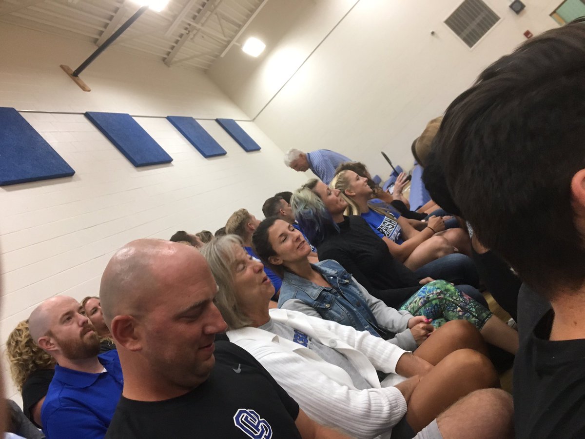 MrsPlayko's tweet photo. While waiting to take Staff Pictures, we take staff pictures! #team704 #BerkshireStrong #teacherlife https://t.co/y0GS6B0hMe