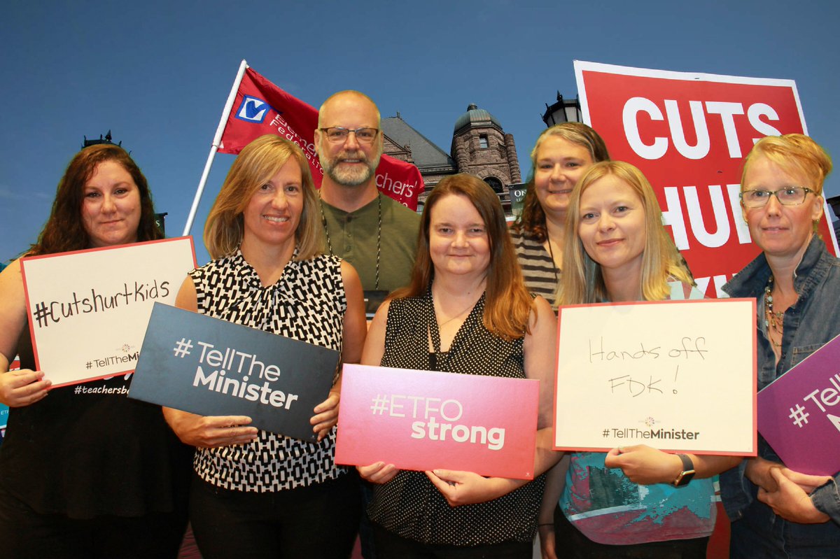 ETFOeducators's tweet photo. At #ETFOam19 delegates are making important decisions, sharing messages and taking photos to send a message about cuts to education. Here are a few images👇and you can see today’s photo album here https://t.co/CQ2HLACwOb #ETFOstrong https://t.co/ZgM8QULQxs