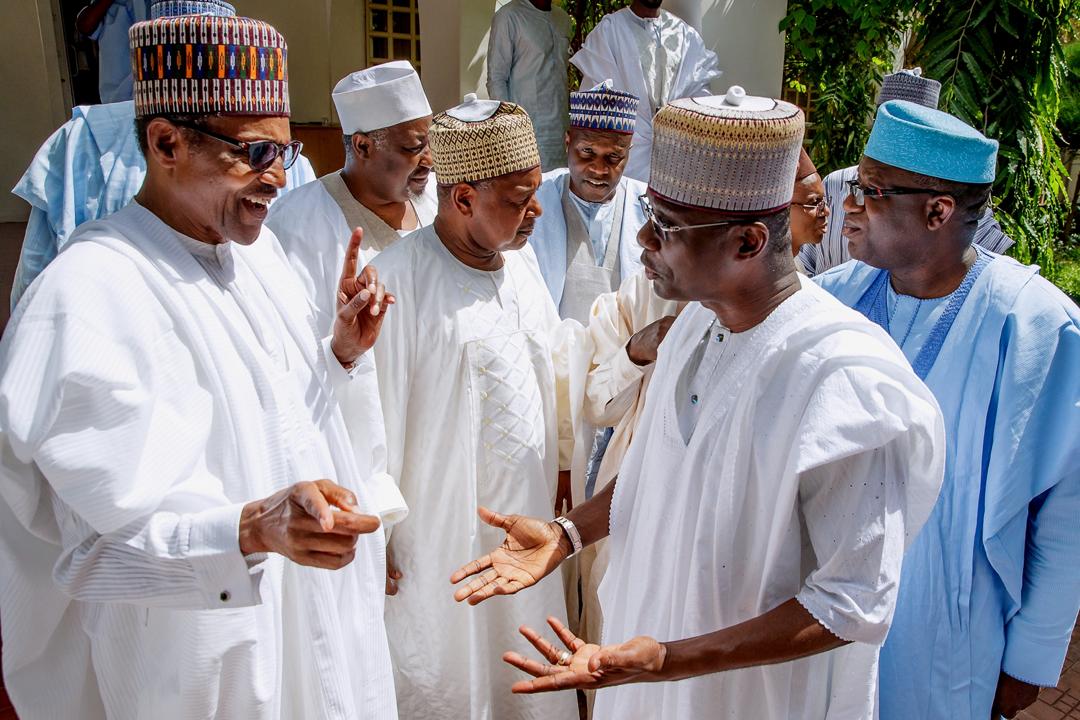 jidesanwoolu's tweet photo. To celebrate Sallah, I and other APC governors were hosted by HE President @MBuhari. It was a great experience to join family, friends and community leaders to felicitate with the President and pray for the peace and prosperity of our country.

#EidAdhaMubarak https://t.co/WKYGNgJEzw