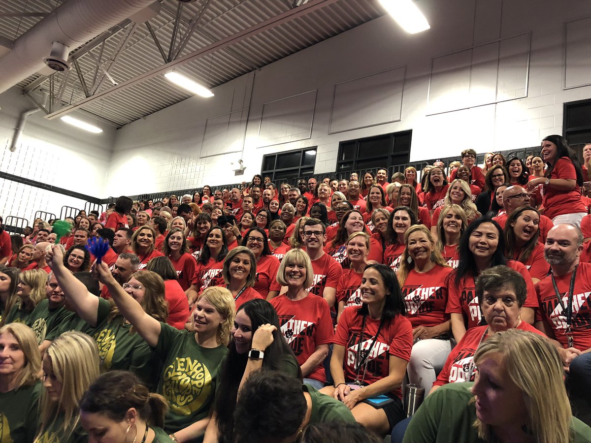 The <a href="/chpantherpride/">Colleyville Heritage</a> staff is ready for the BEST convocation!! <a href="/gcisd/">Grapevine-Colleyville ISD</a> #WeAreGCISD #CHPantherPride