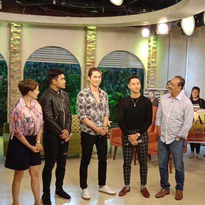 _RonSquad's tweet photo. Sinong nakapanood ng Umagang Kay Ganda with bebe loves Ron Macapagal with Dan and Yuki?

Later po abangan naman natin si Ron with BidaMan top 6 sa @itsShowtimeNa 😍😍😍
#UKG https://t.co/O7YIaVPgtM