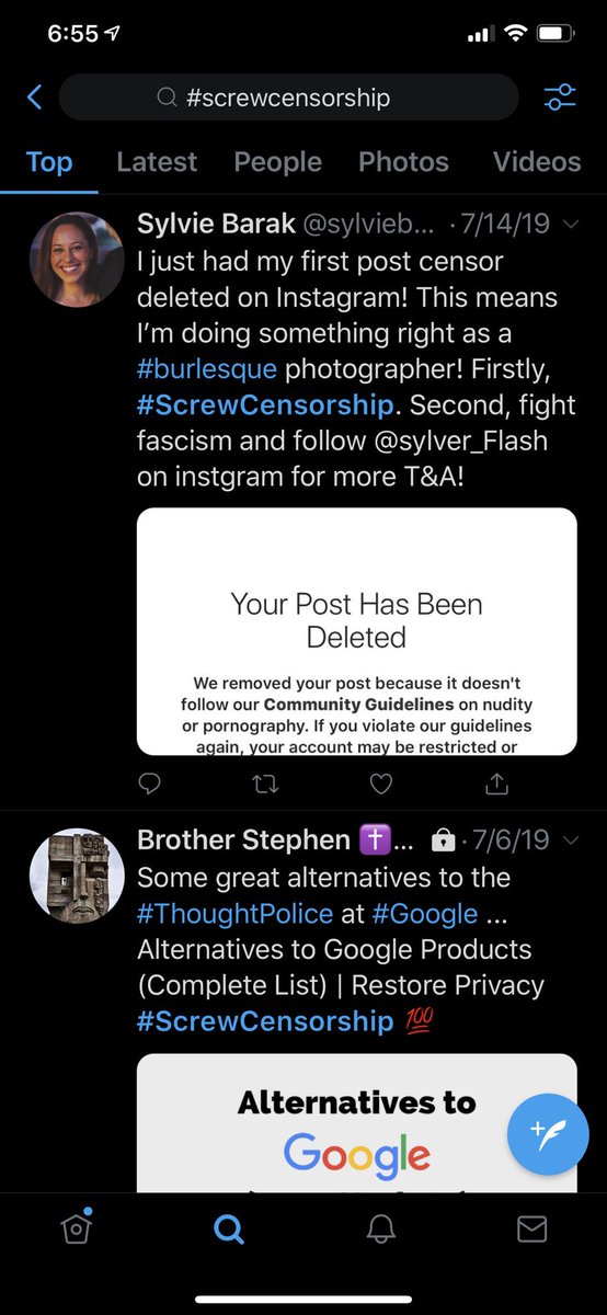 LifeIsAHillary's tweet photo. #Twitter is shadow-banning those who criticize its platform and #bigtech. #ScrewCensorship #ScrewBigTech https://t.co/oeKAJdfLry