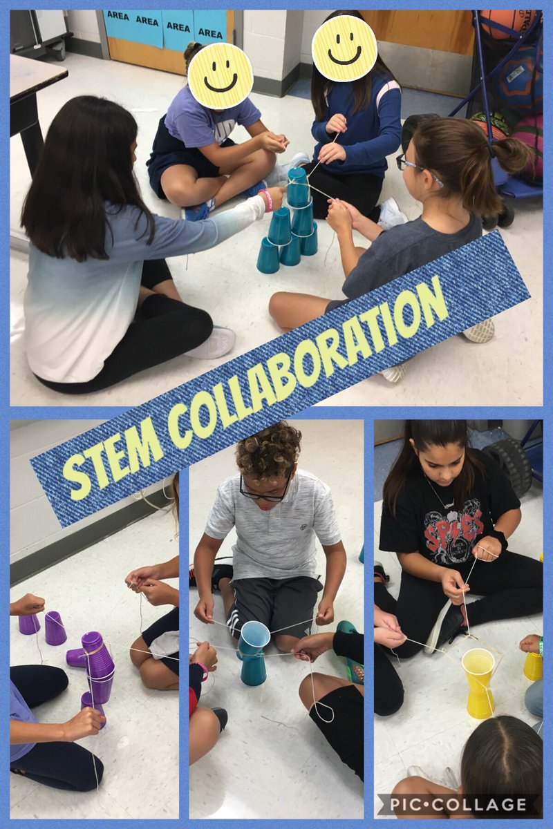 MommaSamSilver's tweet photo. The cup challenge was a success. Not only was it fun but the looks on my students faces when they achieved their goal was epic! #sorrynotsorryforthenoise #5thgraderocks @ShineonSPES @SPESleader @KristinMenschel https://t.co/hzJquwRzP1