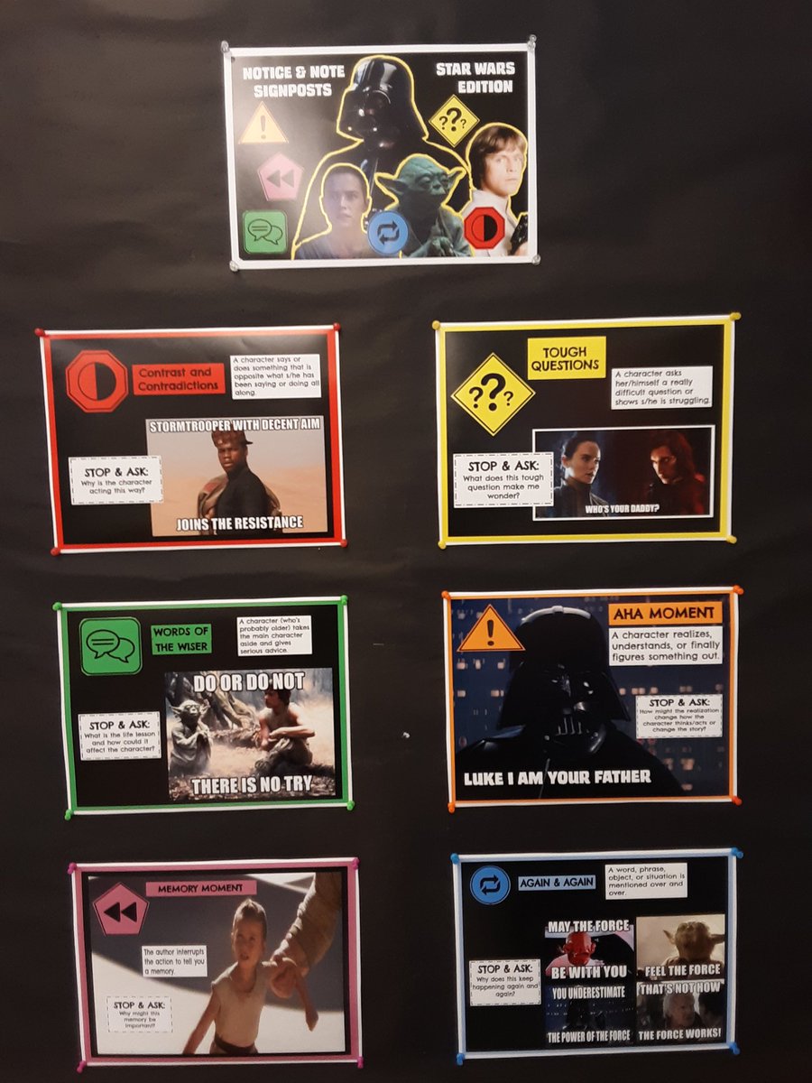 I find your lack of signposts disturbing. #starwars #noticeandnote #usdlearns