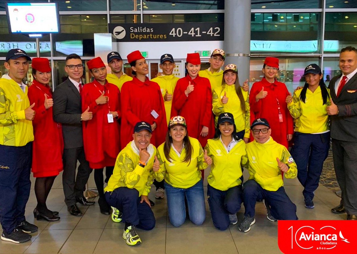 avianca's tweet photo. En los XXII Juegos Mundiales para Trasplantados participarán 70 países y aproximadamente 3500 deportistas, de los cuales 11 están volando con nosotros. ¡Estamos con @acodetorg, creemos en ellos! #AviancaCiudadana. @MinSaludCol https://t.co/tMK0qSss1a