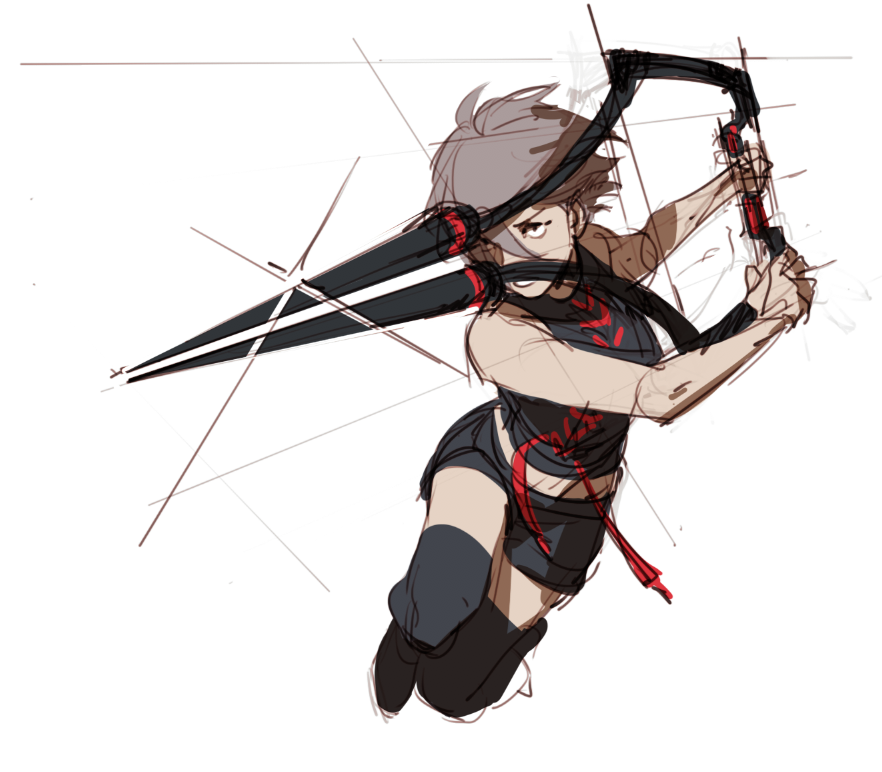 @paradoxiiiii Yeah! She uses a pointy bow ? 