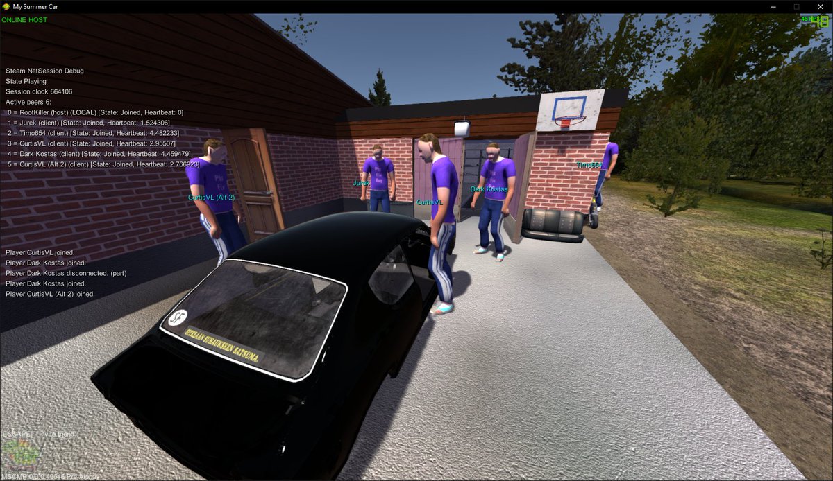 My Summer Car Multiplayer on X: Ok guys, what do we do with that car  now? [New net code - 6 players test] #MSC #MSCMP #MySummerCar #Multiplayer  #GameDev  / X