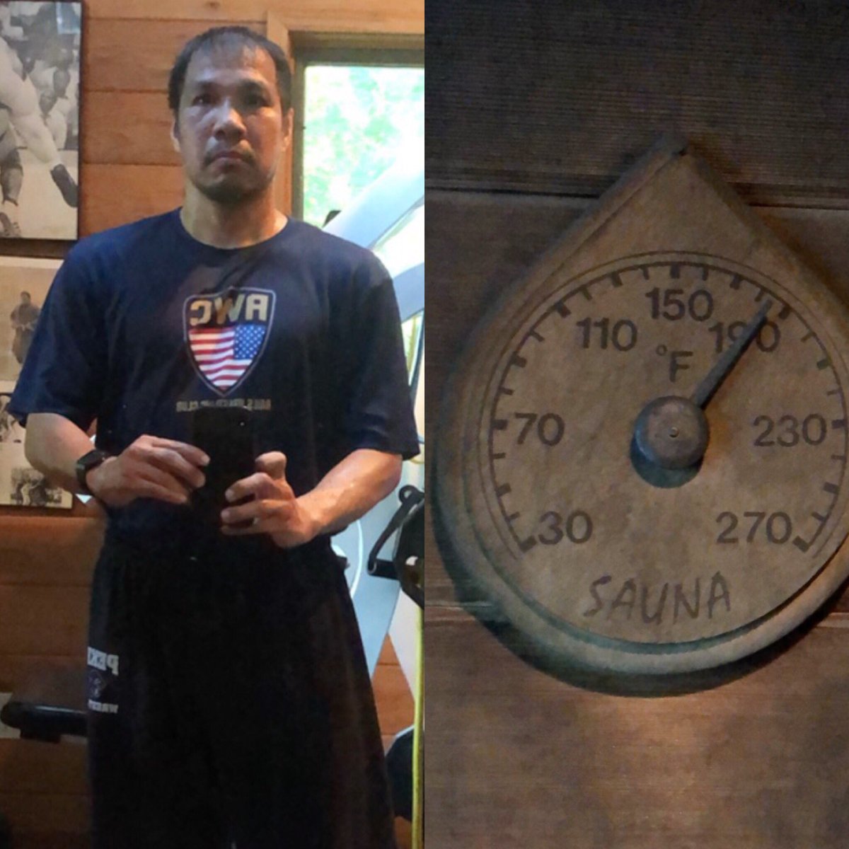 UbasaTrained's tweet photo. Cardio n sweat done! @dannygable #GableTrained @DustinRoland #Representing @railswrestling 🤙🏽❤️ https://t.co/IXYT2FsS7T
