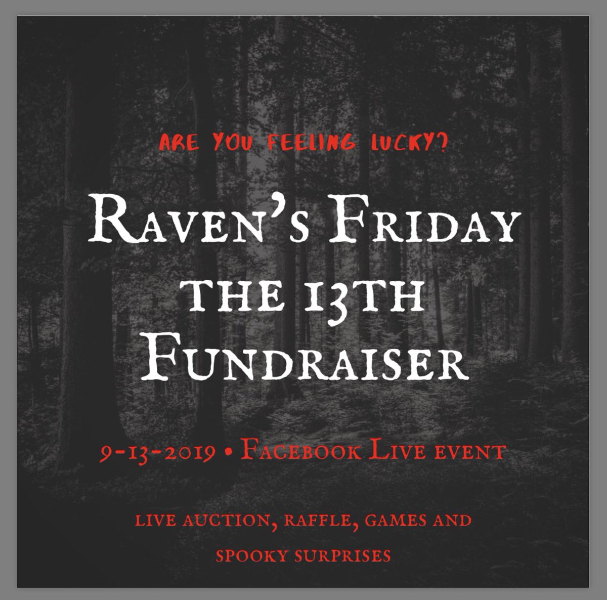 ChronicallyRavn's tweet photo. My fundraiser is happening on Facebook Live on Friday, Sept. 13th! We need items donated that can be auctioned off, as well as a few prizes. If you own your own business, or make handmade items & are willing to donate something for the auction, PLEASE DM me! Thank you!!! https://t.co/sAcTsoWsdx