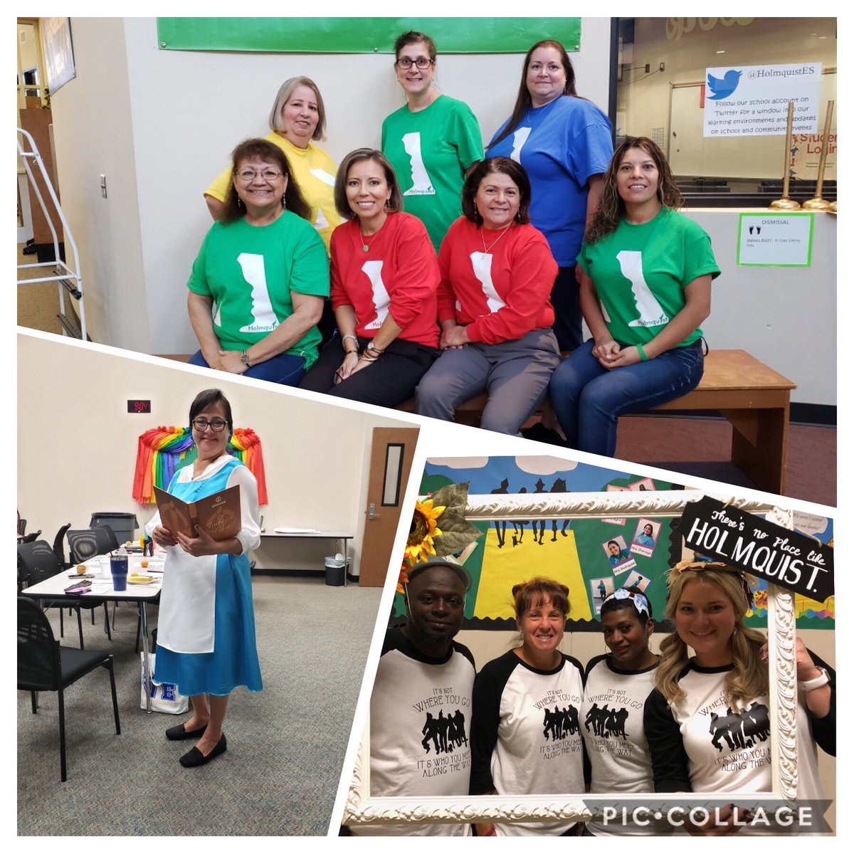 HolmquistES's tweet photo. Here are some of the fabulous teachers & support people @HolmquistES just waiting to get started on a fabulous year! #TheresNoPlaceLikeHolmquist #BacktoSchool2019 #HMQ3rd #HMQKinder #HMQ2nd #HMQSupport #HMQAdmin https://t.co/cd1S0qeN7v