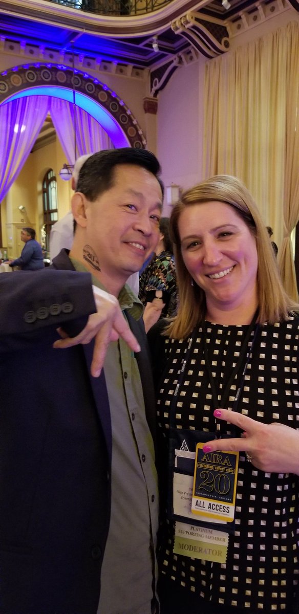 baltstadter's tweet photo. Celebrating AIRA's 20th anniversary with Quan and Tiffany. #AIRA2019 @stc_health https://t.co/Dw3LoflhSE