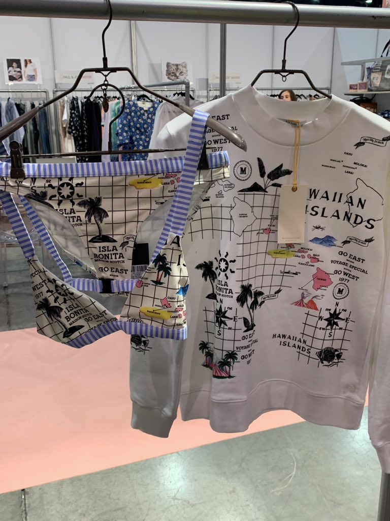 KristenClassi's tweet photo. #printtrend  at magic day 2: a lot of travel inspired motifs with a vintage feel. Looking forward to seeing this in store! #scotchandsoda @npdgroup @npdstyle https://t.co/7hKE12TRyQ