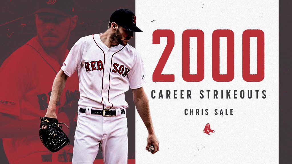 RedSox's tweet photo. A #SaleDay to remember!

Congrats on 2,000 career strikeouts, Chris! https://t.co/d5rwbags0g