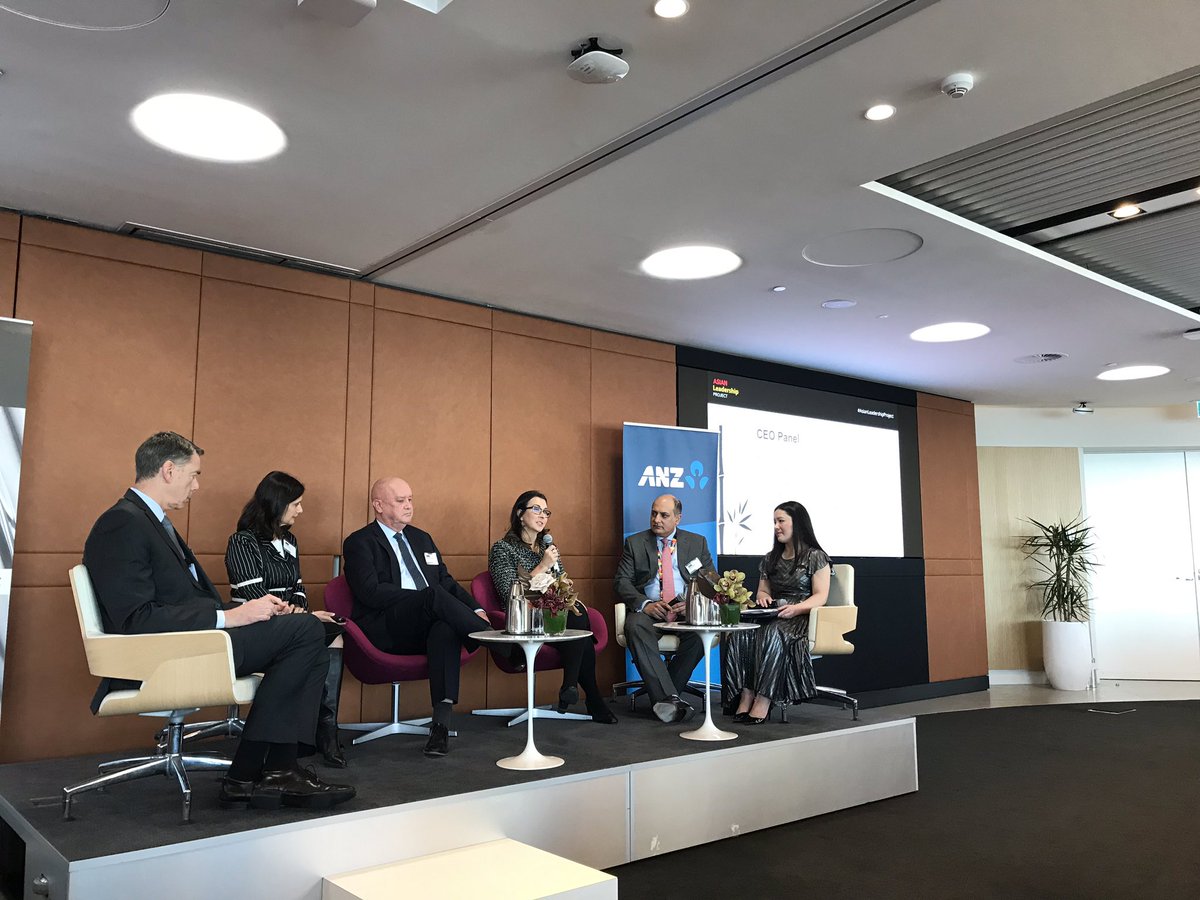 FLMacDonald_AU's tweet photo. Fantastic CEO Panel at #AsianLeadershipProject inaugural conference. So many shared experiences & so much we can learn from each other.
Thanks @NobleCatriona for representing @ANZ_AU brilliantly on the panel & your leadership & support for #diversity #inclusion https://t.co/qHZNvIZ7cs