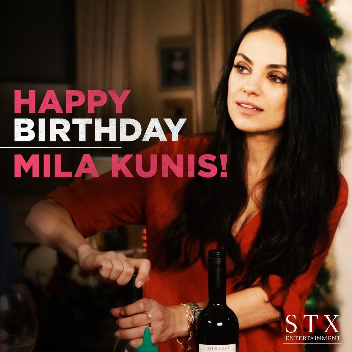 Happy Birthday to the baddest mom, Mila Kunis! 