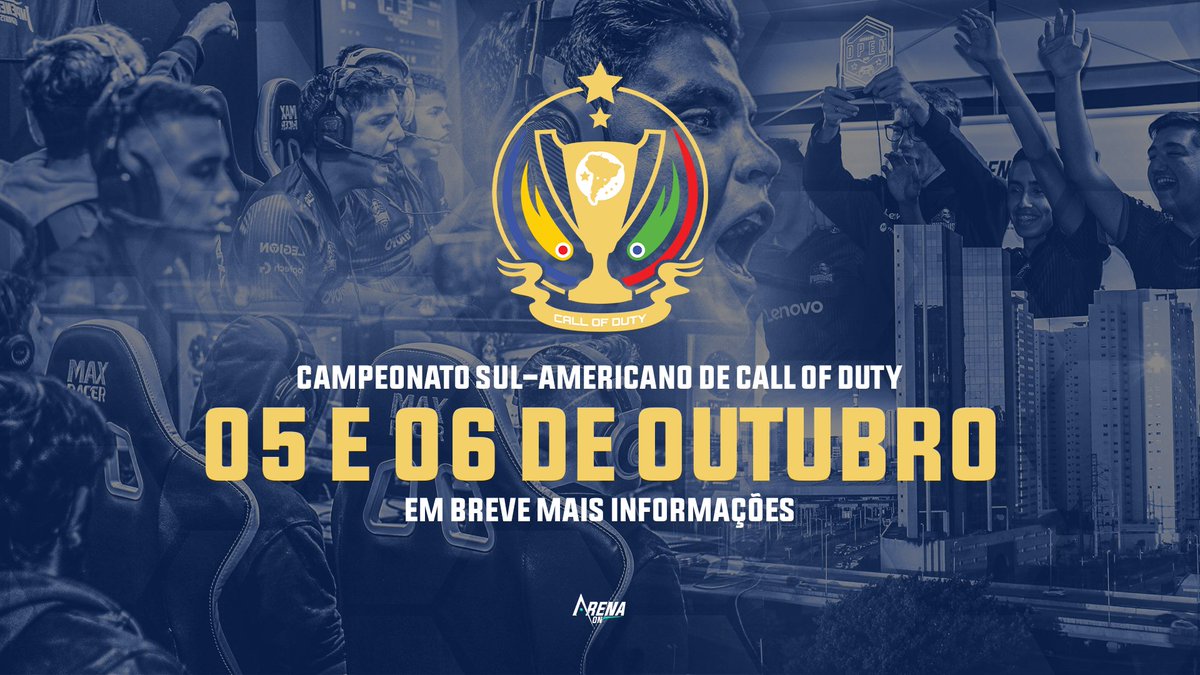 O Campeonato Sul-Americano de Call of Duty já tem data marcada. Se você tinha compromissos, desmarque pois essa competição promete pegar fogo!

📅  05/06 de Outubro

Em breve maiores informações.

#PlayToArena