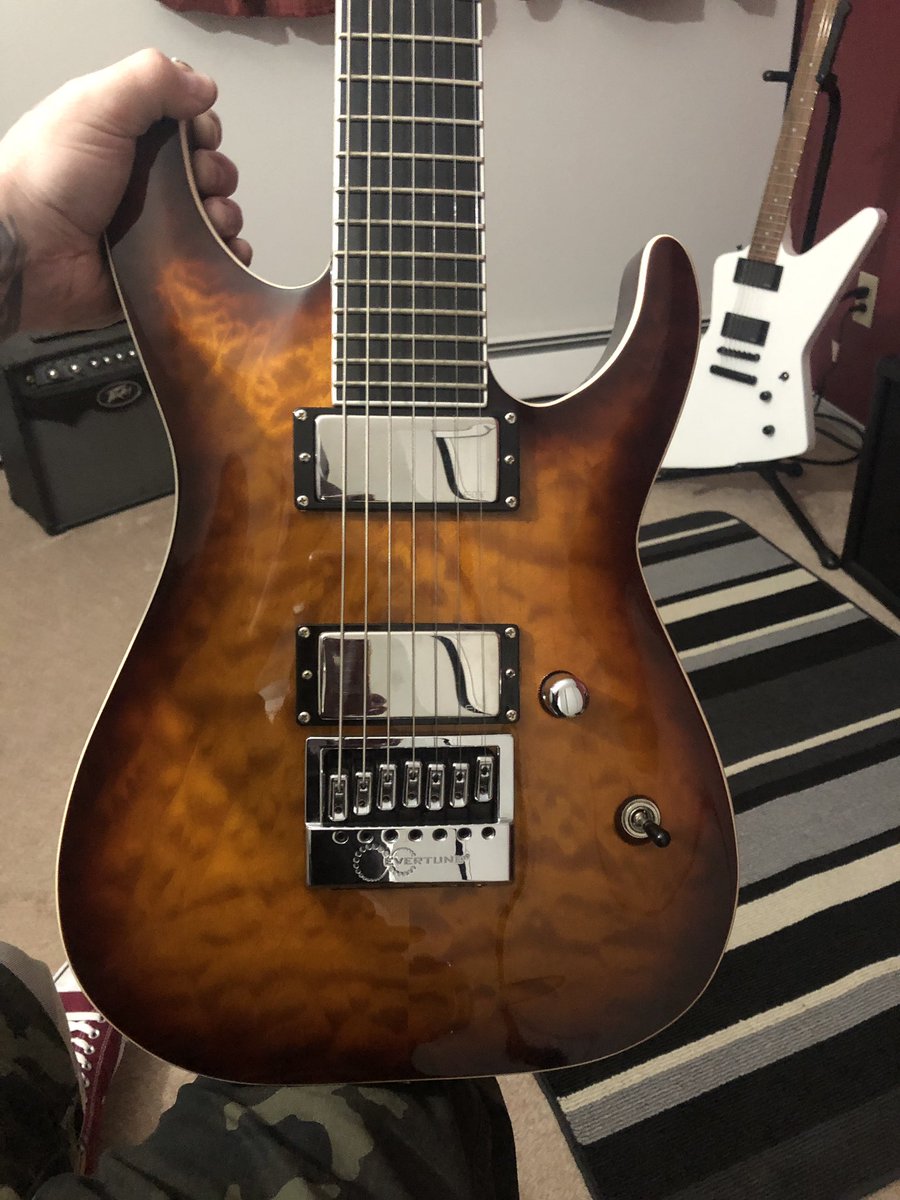 Got_Me_Stumped's tweet photo. Happy birthday to me! My new @ESPGuitars #kensusi @EverTune8  #7string 🤘 https://t.co/ALVrNNQ54f