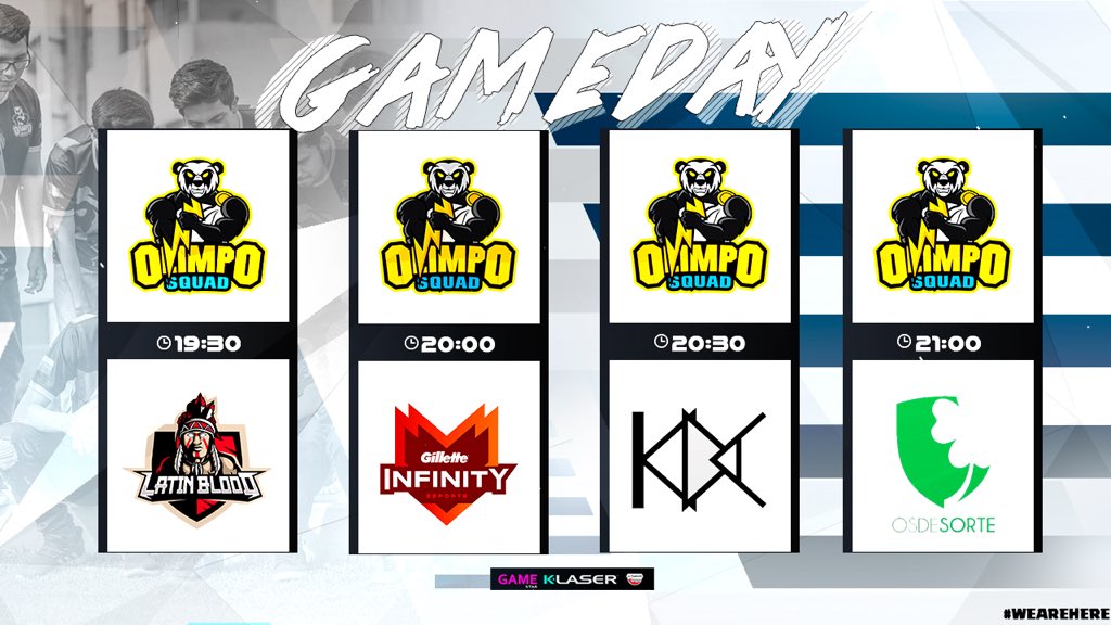 #CR | ¡GAMEDAY!

El día de hoy nuestros dioses jugarán cuatro partidos con el único objetivo de conseguir la victoria.

🏆| <a href="/RCL_INT/">Royale Crowns League INTERNATIONAL</a> 
🆚| @Team_LatinBlood 

🏆| <a href="/SLMikan/">Super League Mikan</a> 
🆚| @InfEsportsCR 

🏆| @CGO_ClashRoyale 
🆚| @KIX_Latam 

🏆| @ProTeamsCom 
🆚| @OsDeSorteTeam

#WeAreHere⚡️