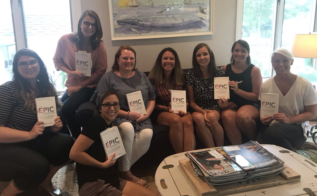 Epic book 📚 discussion before the start of an EPIC 🦊 school year! Thank you @mrsfickinger for hosting! #whatisyourimpact #AACPSAwesome