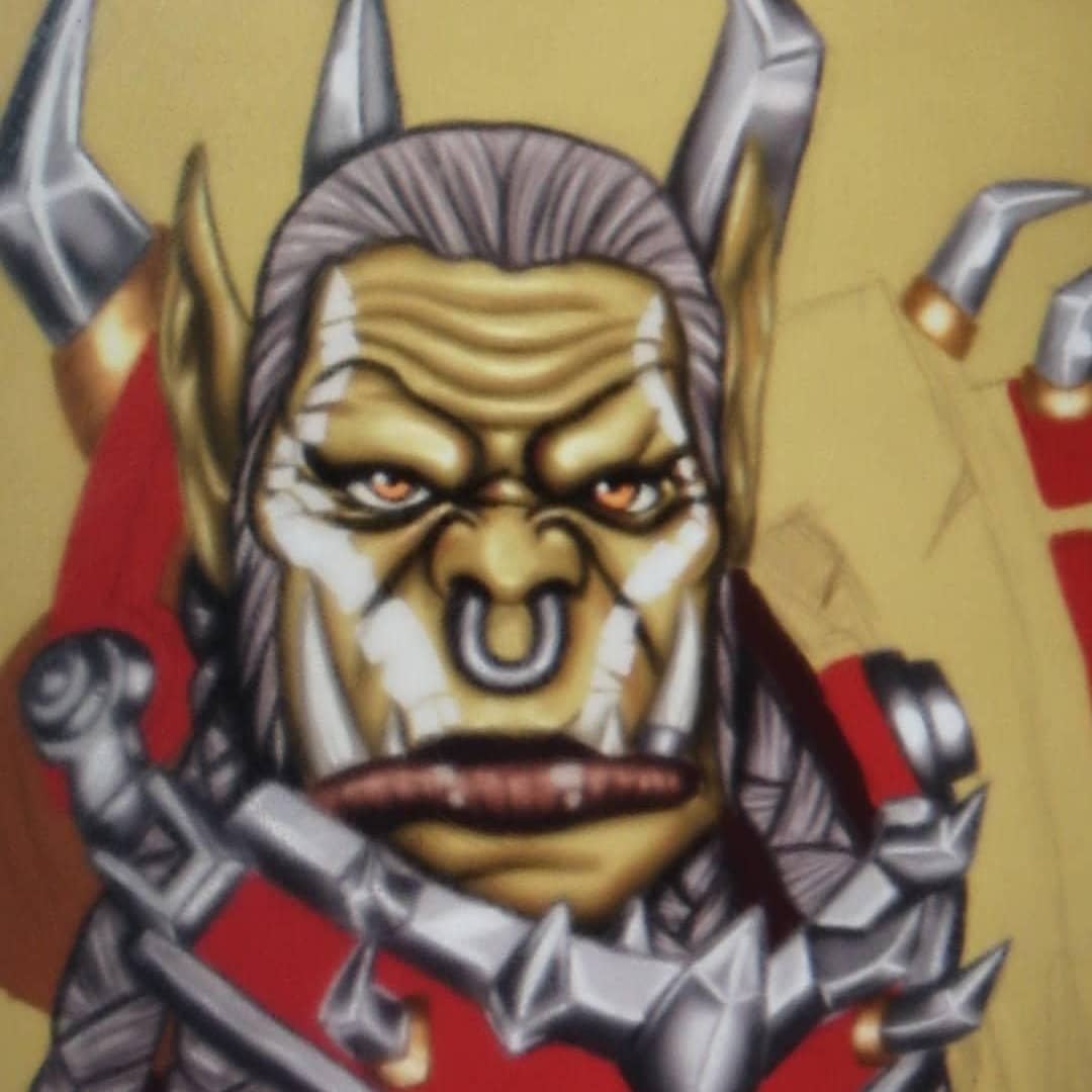 AkariDesign_'s tweet photo. Resultado de el dibujo que estaba haciendo de Varok Colmillosauro 😎

Me siento bastante orgullosa con el resultado porque mi objetivo con los dibujos es mejorar poco a poco y creo que lo estoy consiguiendo 😊

#Worldofwarcraft @WowChakra @Warcraft_ES @ApoyaAlArtista https://t.co/H2QZFUBixV