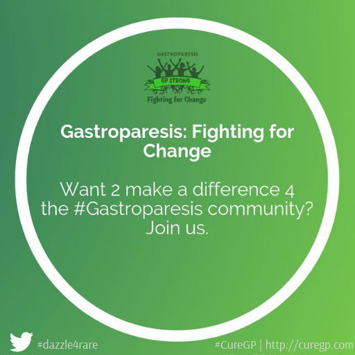 dazzle4rare's tweet photo. Want to make a difference for the #Gastroparesis community? Join us on Facebook at https://t.co/XsV4Tluf73 or visit our website. https://t.co/shZ1opgH0X #Dazzle4Rare
.
.
.
#CureGP #Gastroparesis #motility #motilitydisorder #GoGreen #CuresNow #healthcare #advocate #ally https://t.co/mSjXKgc4EY