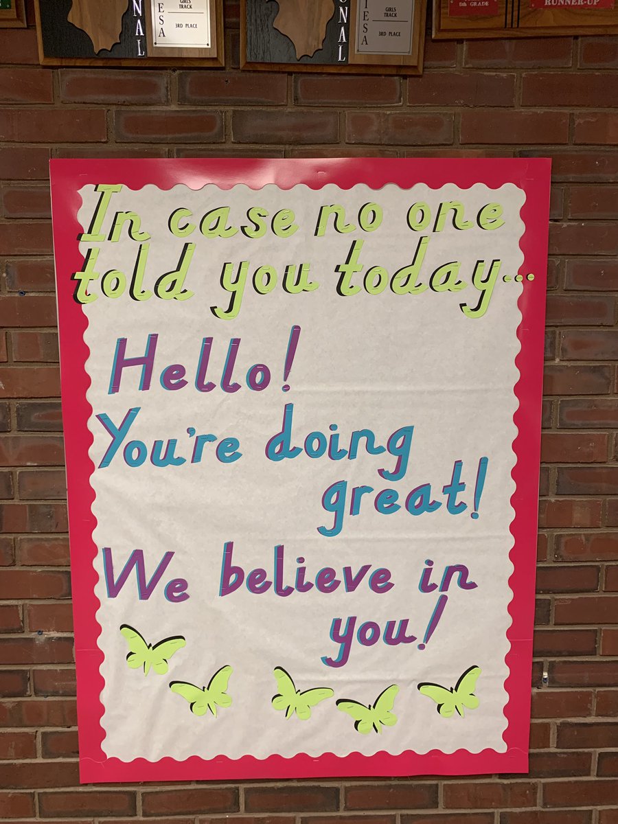 MeghanThorson's tweet photo. One last bulletin board all put up! Now bring on the students!! #FalconPride #fc74 #flanaganfalcons https://t.co/nv0sEA4BCa