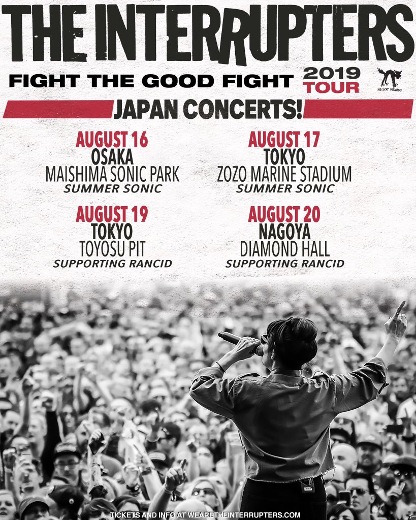 INTERRUPTERS ポスター FIGHT THE GOOD FIGHT INTERRUPTERS ポスター