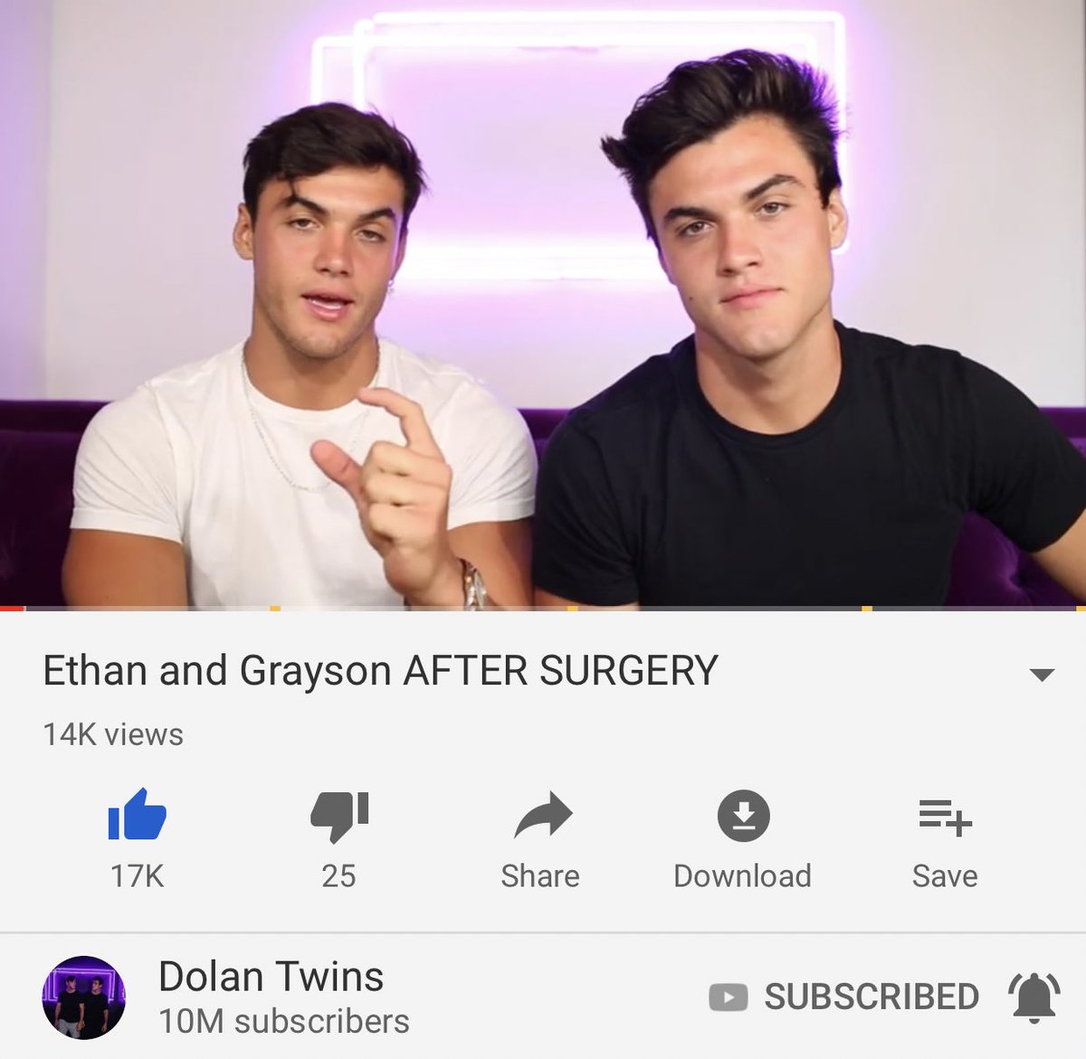 LizM_Dolan's tweet photo. Notifications always on ♥️
@EthanDolan @GraysonDolan 
Happy Tuesday ,love the video literally I was so exited to see it 😂♥️♥️ https://t.co/vOX3luAeho