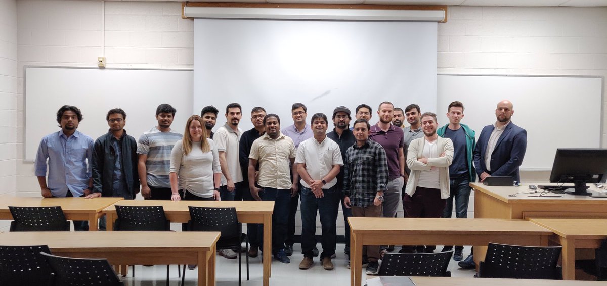 ARTEL_CU_MUN's tweet photo. On the last day of graduate course “Infrastructure Management” offered by Dr. Hossain this Spring! https://t.co/pnxP9k7e5f
