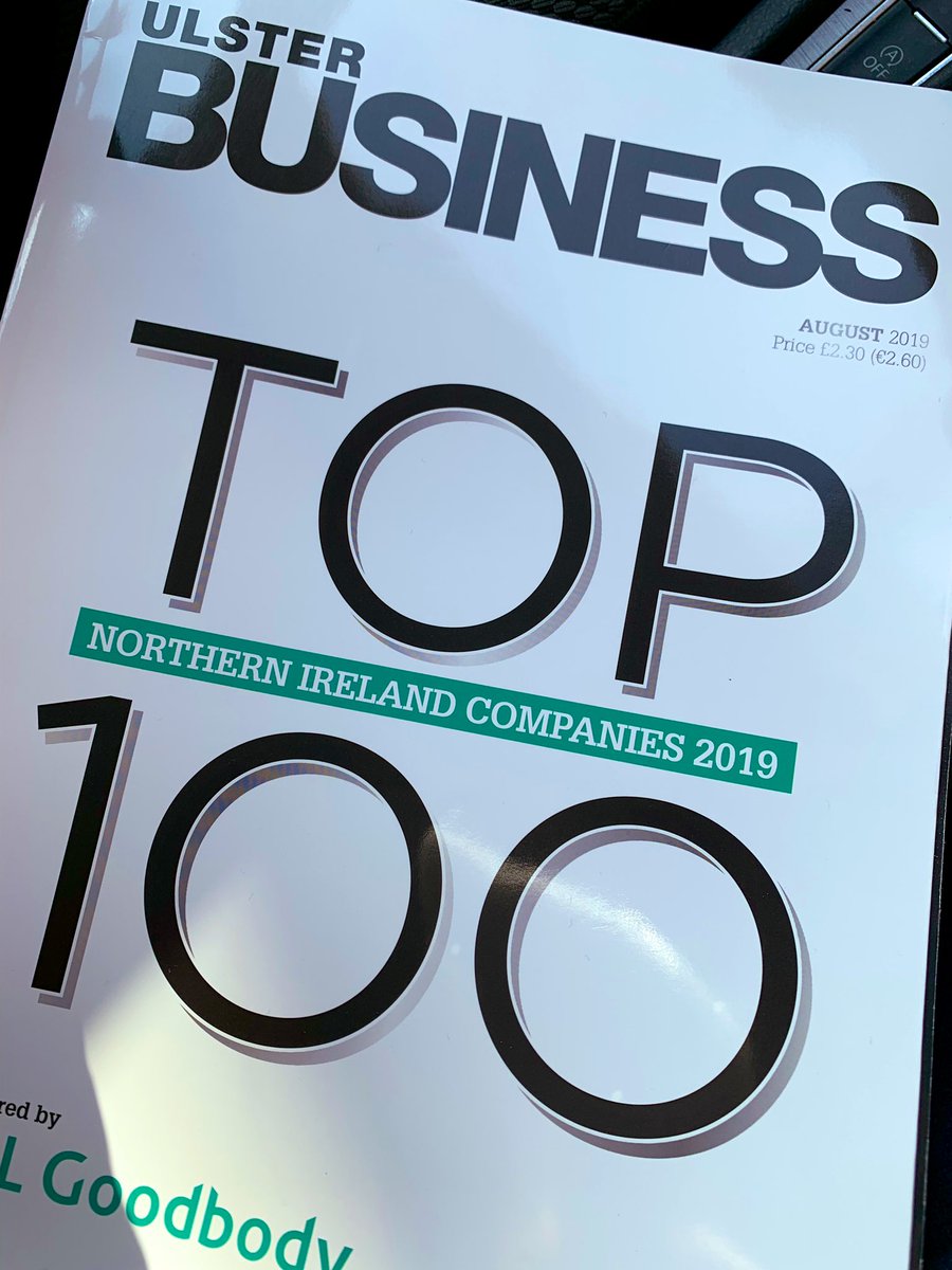 Brown_OConnor's tweet photo. Congrats @UlsterBusiness on a great launch event for the Top 100 NI companies in 2019. #UB100 @newsmulg https://t.co/dx1rbziTJ0