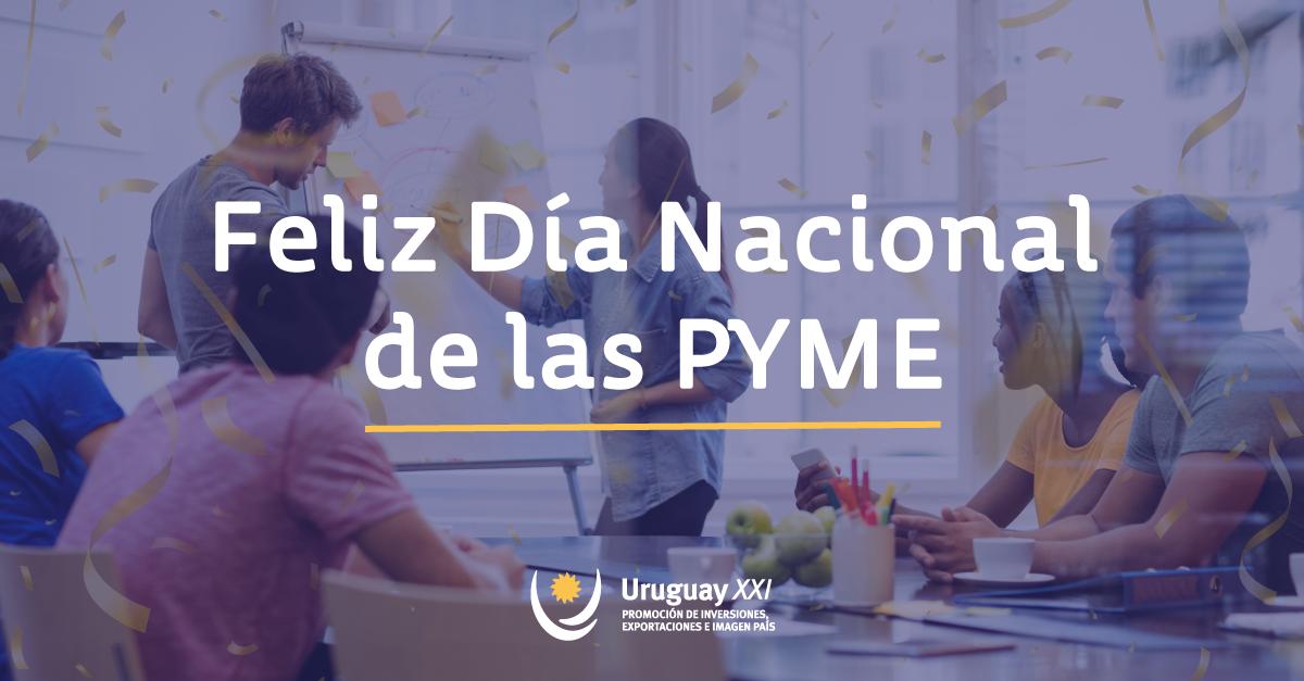 UruguayXXI's tweet photo. 🎊 ¡Saludamos a todas las pequeñas y medianas empresas en su día!
Conocé los programas y herramientas que ofrece Uruguay XXI para apoyarlas en el proceso de exportación: https://t.co/9hanNT2gxC https://t.co/1kXmAOXywN