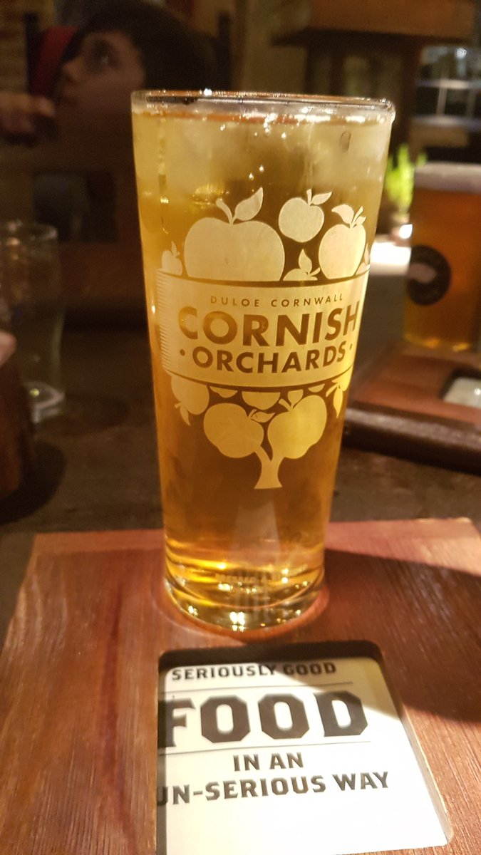 <a href="/cornishorchards/">Cornish Orchards</a> in #Derbyshire! Yay thank you <a href="/HunlokeArms/">The Hunloke Arms</a>! #feelslikehome